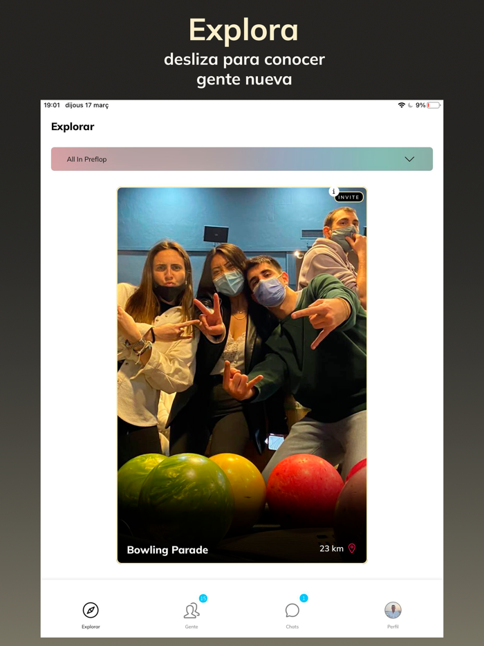 Invite - Grupos, amigos, gente