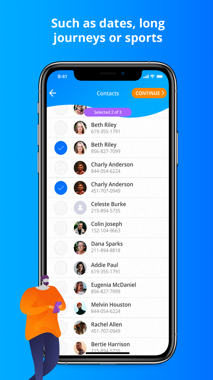 Personal Safety Net Check in
