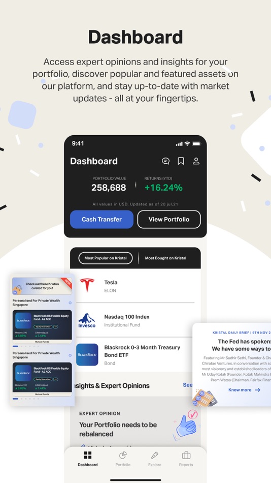 #3. Kristal:Digital Wealth Manager (iOS) Bởi: Kristal