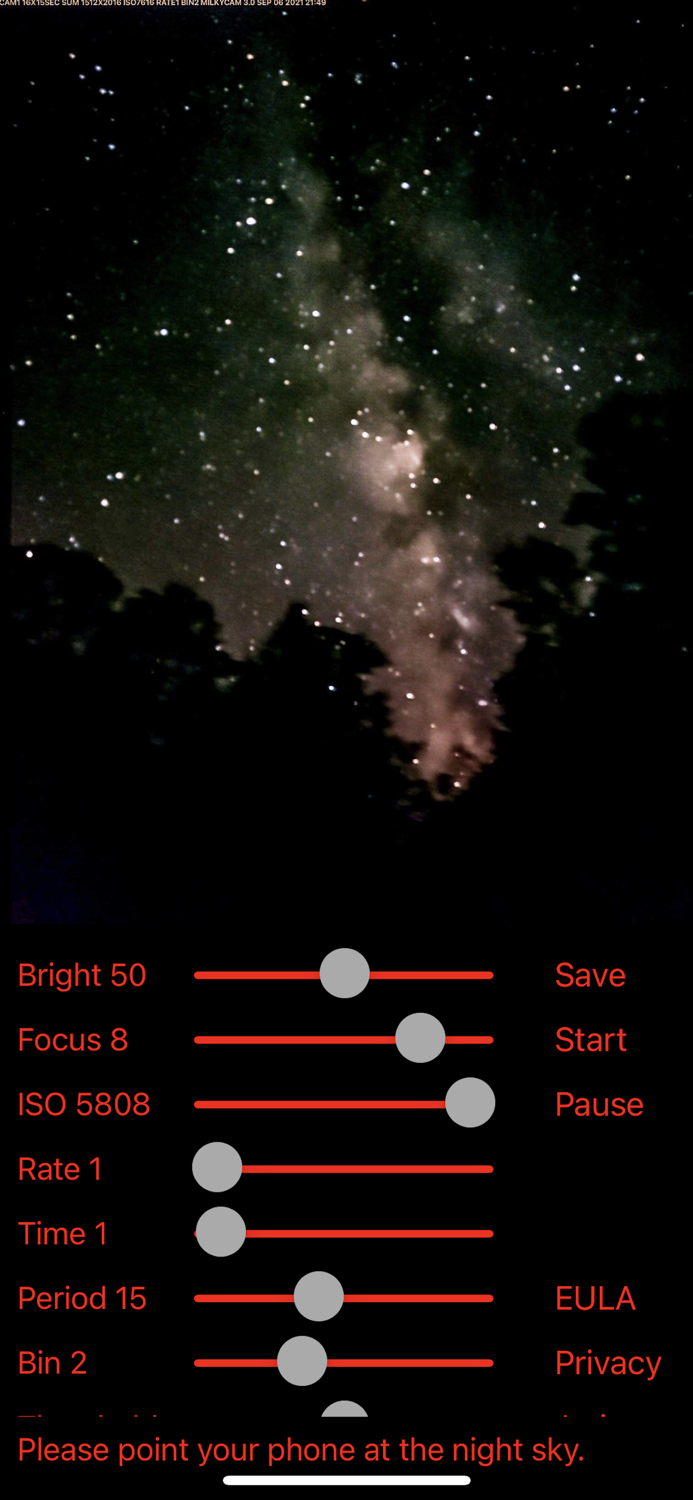 MilkyCam - Astrophotography