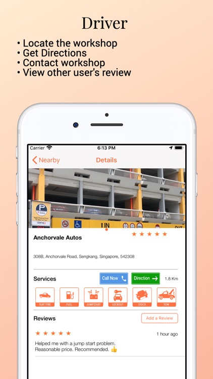 RoadAssist - Service Locator