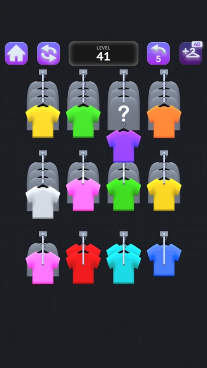 Clothes Sort Puzzle
