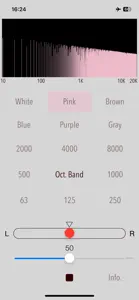 Octave-band Colored Noise screenshot #6 for iPhone