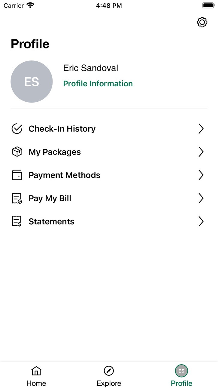 iPhone screenshot