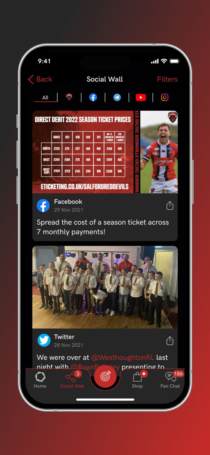Salford Red Devils Fan App