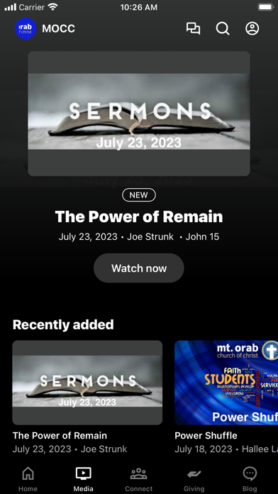 Mt Orab Church of Christ Screenshot