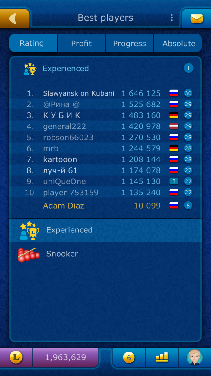 Online Snooker LiveGames