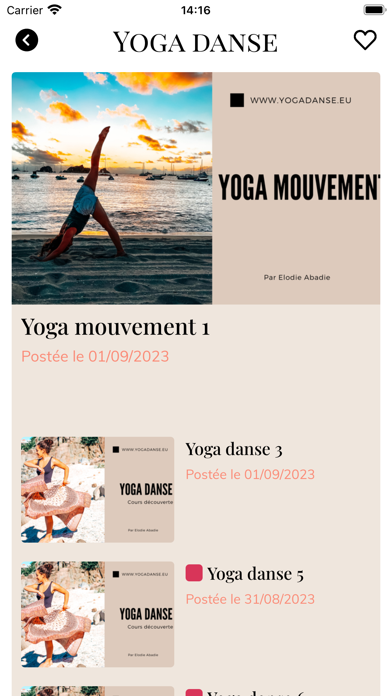 Yoga danse Screenshot