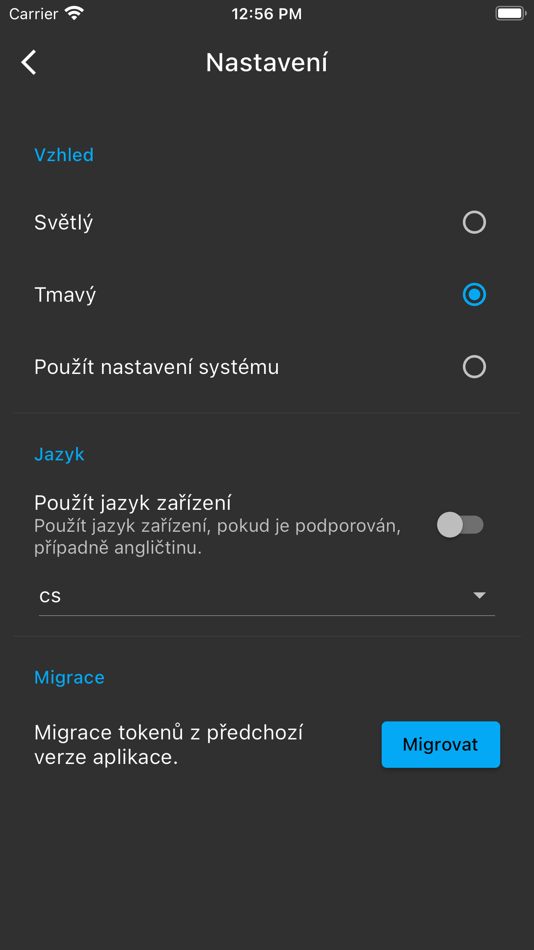 #3. SAH Authenticator (iOS) Podle: Student Agency, k. s.
