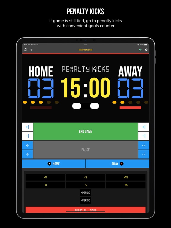 BT Soccer/Football Controller iPad screenshot 5 - Sports app