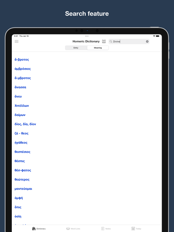Screenshot #5 pour A Homeric Dictionary