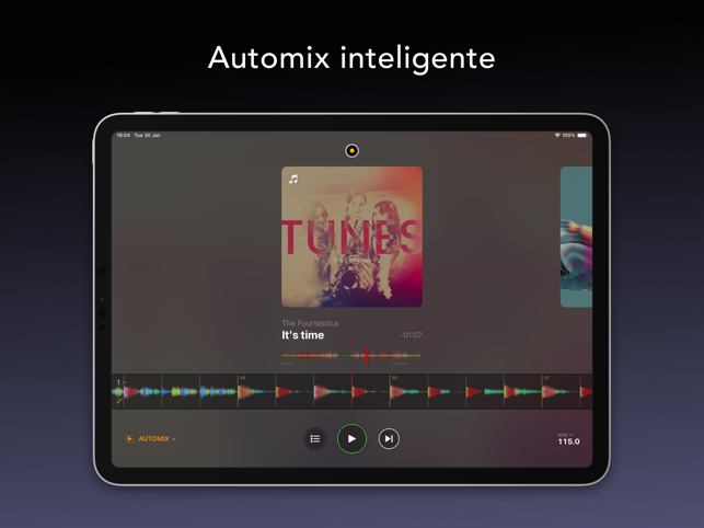 ‎djay - DJ App & AI Mixer Screenshot