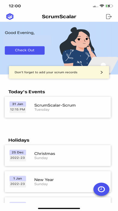 Screenshot 1 of ScrumScalar App
