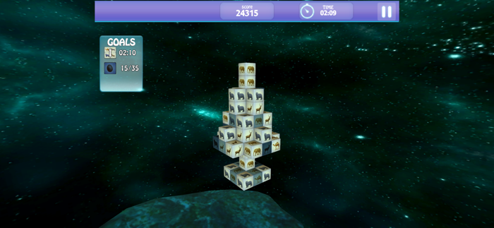 Mahjong 3d puzzle tile match