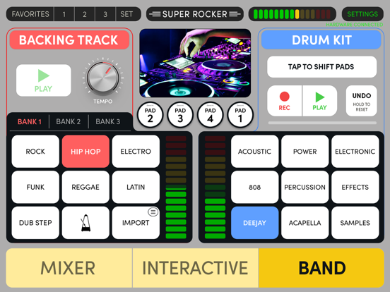SUPER ROCKER iPad screenshot 1 - Music app