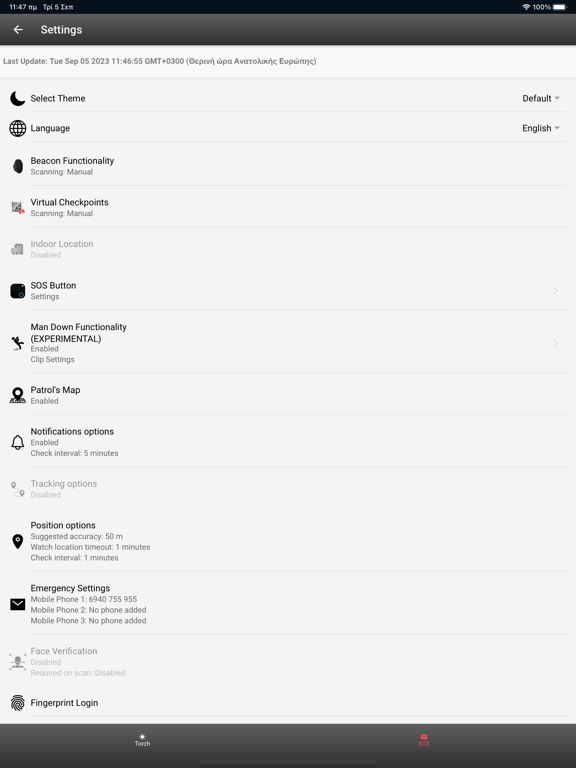 Screenshot #5 pour MyLoneWorkers Real-Time System