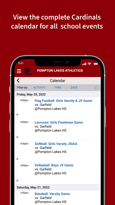 Pompton Lakes Athletics Screenshot