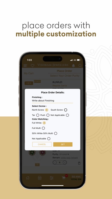 Vishram Jewellers Screenshot