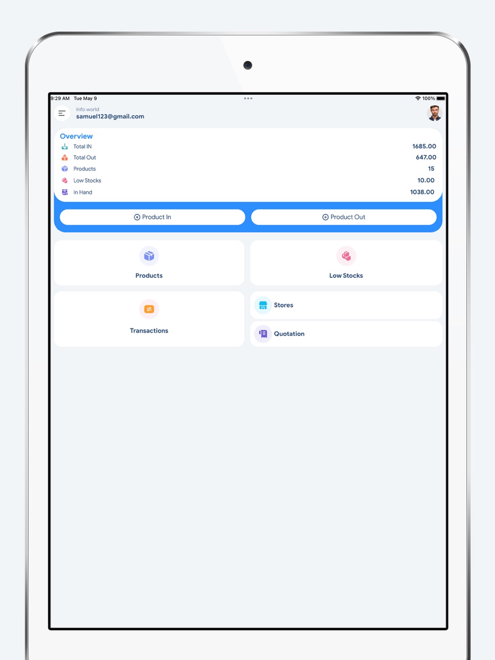 iPad screenshot