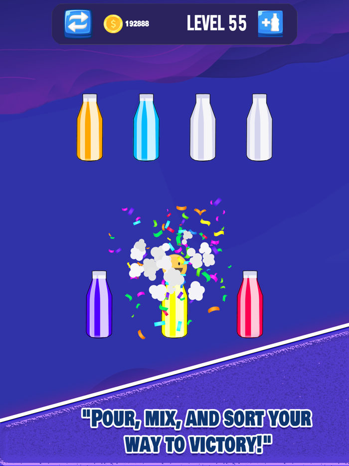 Perfect sort Water Puzzle