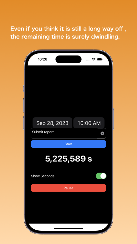 Seconds Remaining (iOS) By: ippei uchida Seconds Remaining (iOS) By: ippei uchida
