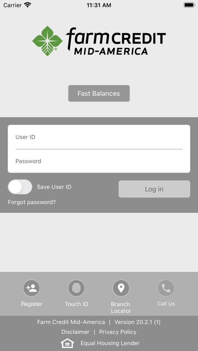 Farm Credit Mid-America Screenshot