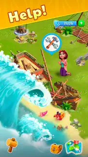bermuda adventures: farm games iphone screenshot 2