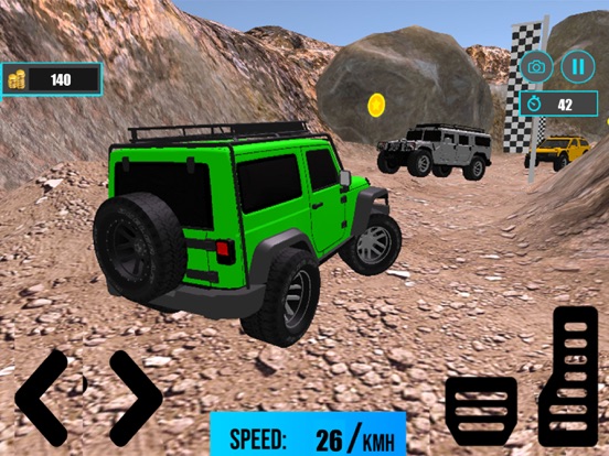 Offroad 4x4 Jeep Simulator 3D iPad screenshot 2 - Games app
