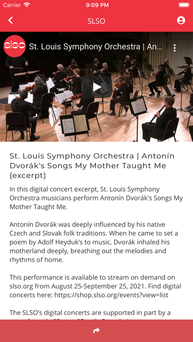 St. Louis Symphony Orchestra Screenshot