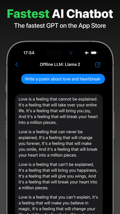 Offline LLM: Private AI Chat Screenshot