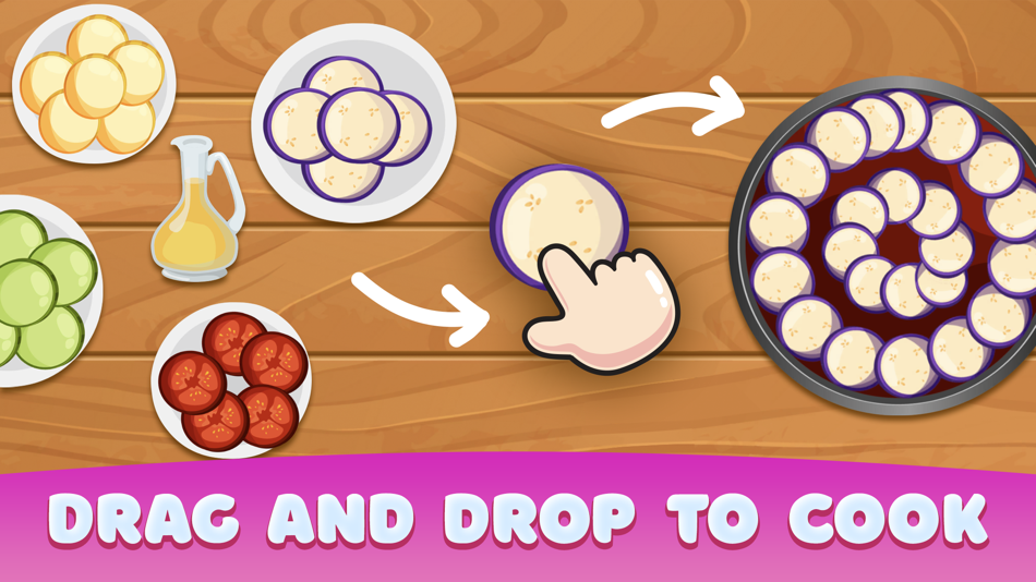 #3. The Cooking Games for Kids Арр (iOS) Podle: Learning Games for Baby Kids and Toddlers Inc.