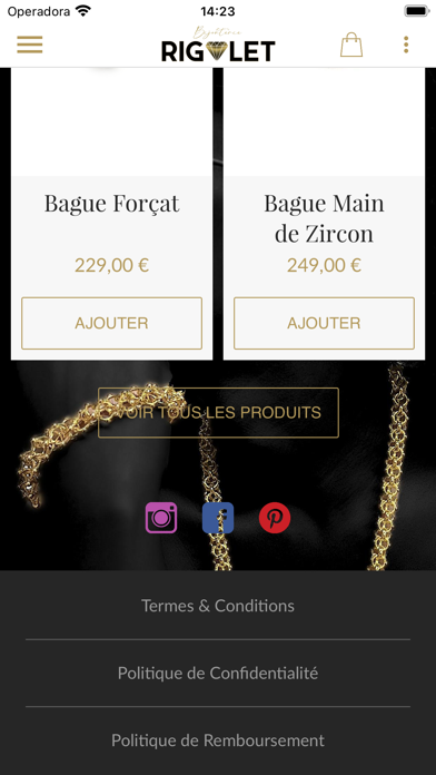 Bijouterie Rigolet Screenshot