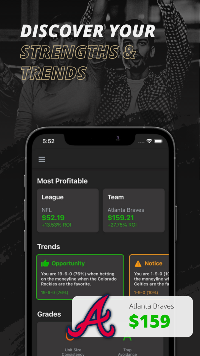 Vault Bet Tracker and GroupChat