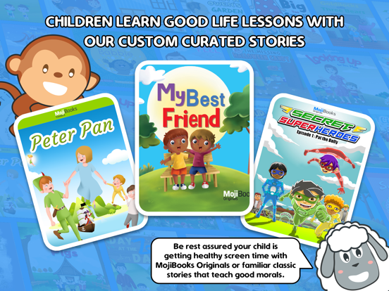 MojiBooks iPad screenshot 3 - Book app