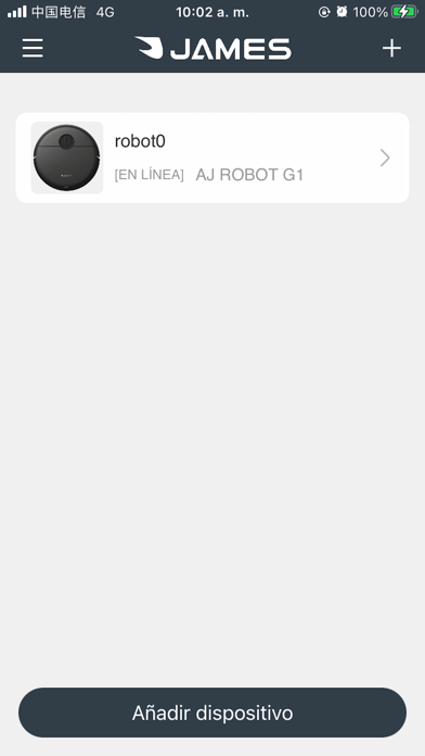 James Robot app screenshot 2