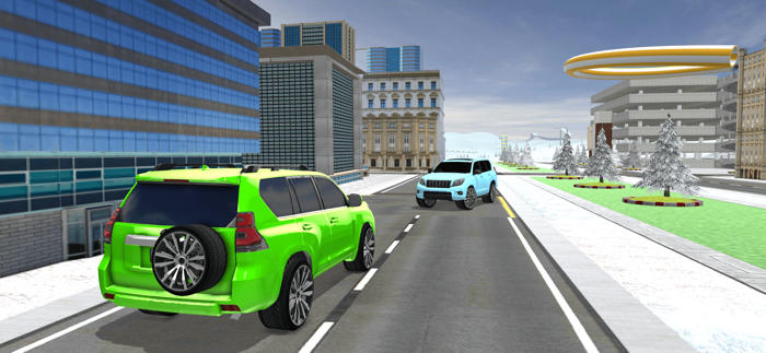 Snow Driving 4x4 Prado Drive