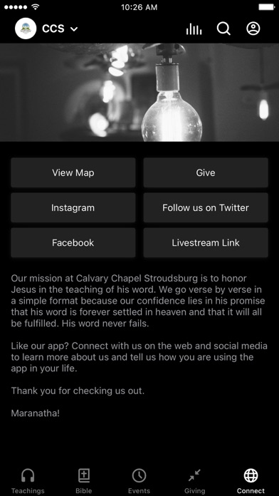 Calvary Chapel Stroudsburg Screenshot