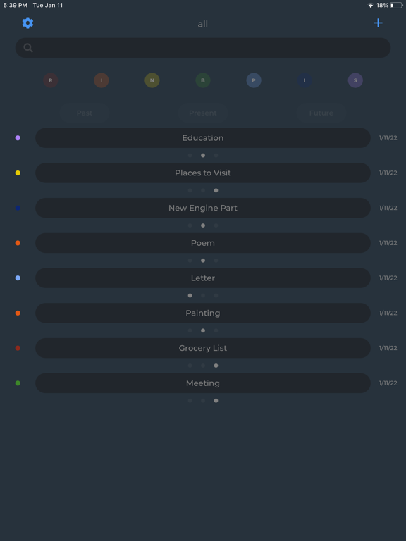 Noble Notes iPad screenshot 3 - Productivity app