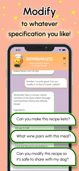 Game screenshot Garbanzo: AI Chef apk