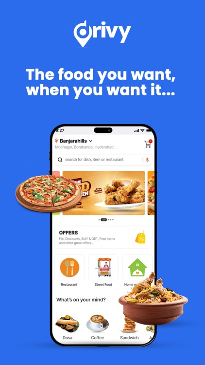 Drivy Taxi and Food delivery