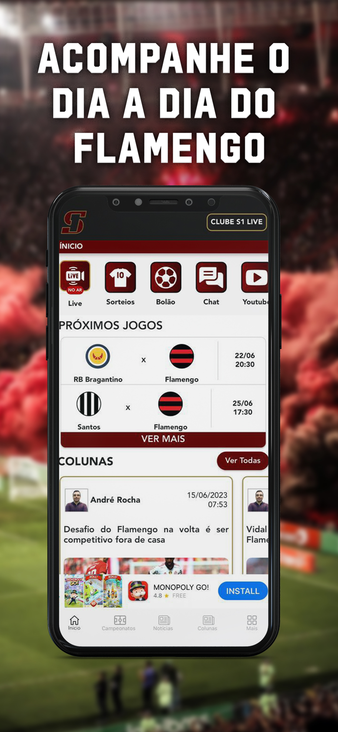 S1Live - Tudo sobre o Flamengo