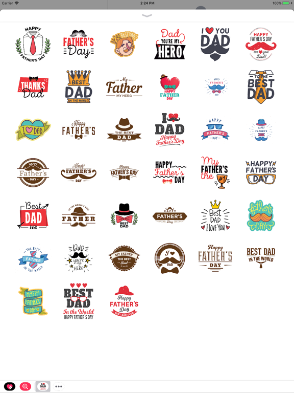 Screenshot #4 pour Fathers Day emoji & stickers