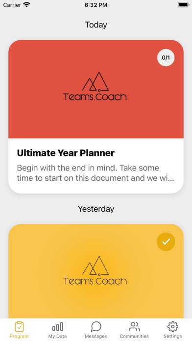Teams Coach Screenshot