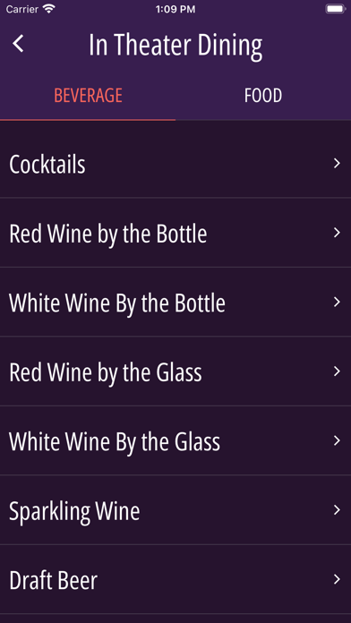 IPIC Theaters Screenshot