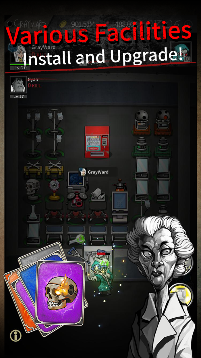 Gray Ward Horror Defense Game