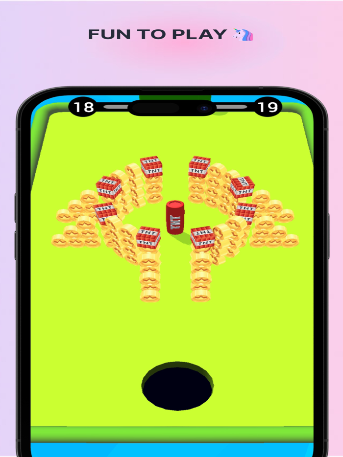 Coin 3D - Cube Hole ASMR