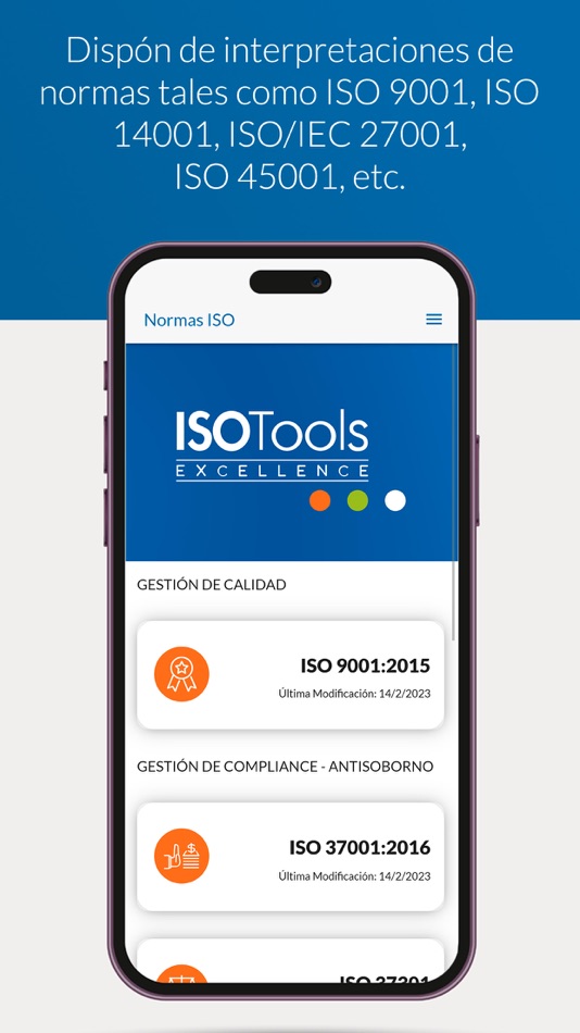#1. Normas ISO (iOS) 由: PROYECTOS Y CONSULTORIA DE INNOVACION TECNOLOGICA S.L.