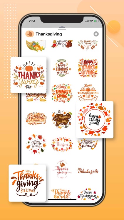 Thanksgiving Stickers! screenshot-3