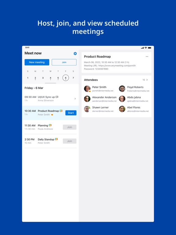 Screenshot #5 pour Online Meeting & Conferencing