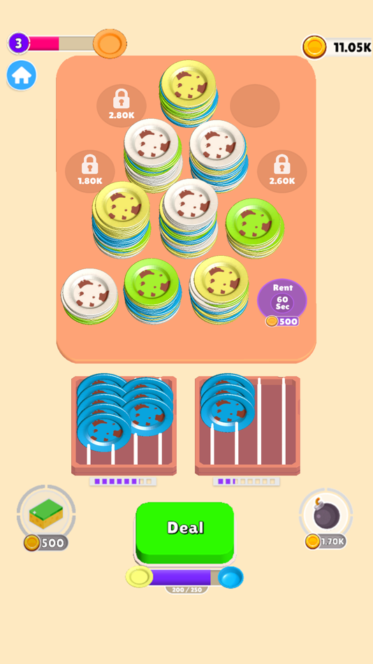 #6. Plate Shuffle Sort (iOS) Podle: Tariq Mehmood